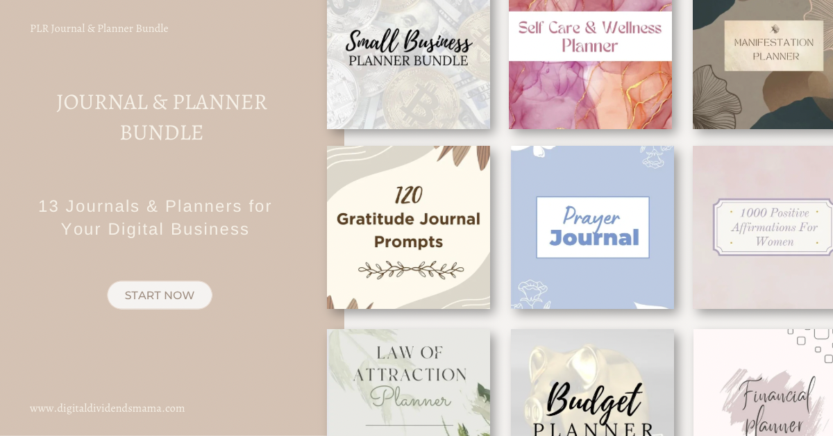 PLR Planner & Journal Bundle