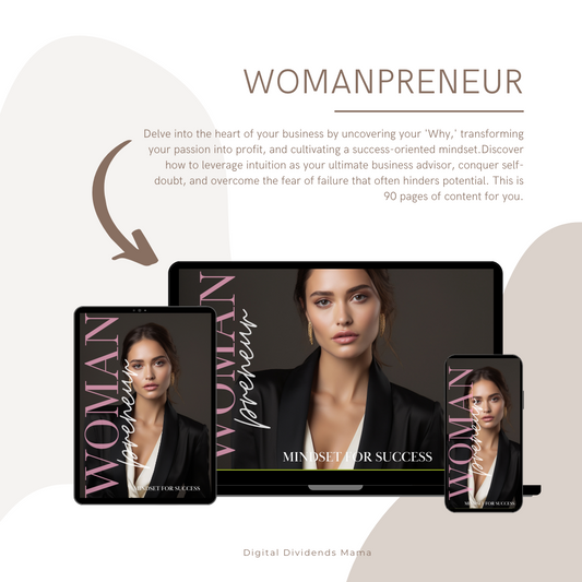 Womanpreneur Mindset for Success with MRR -  Digital Dividends Mama